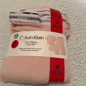 Calvin Klein Pink Girls' Sleepwear Set